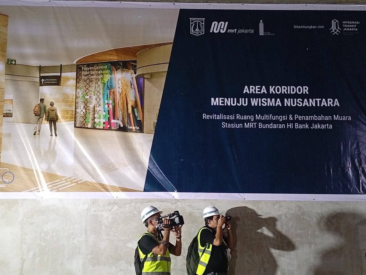 Intip Terowongan Bawah Tanah di Bundaran HI, Bikin Nyaman Pejalan Kaki
