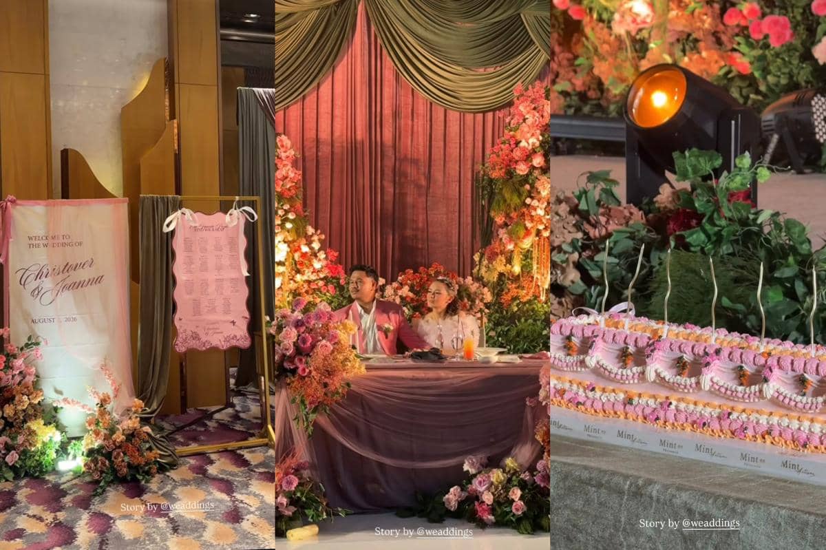 5 Ide Dekorasi Pernikahan Joanna Alexandra, Taman Bunga Fairytale