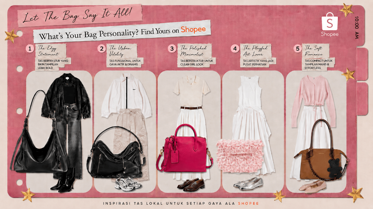 Let The Bag Say It All: Inspirasi aya Tas Lokal bersama Shopee