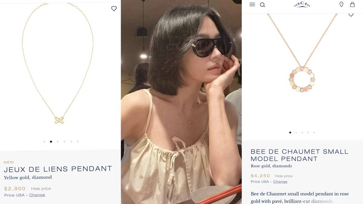 Fashion liburan Song Hye Kyo