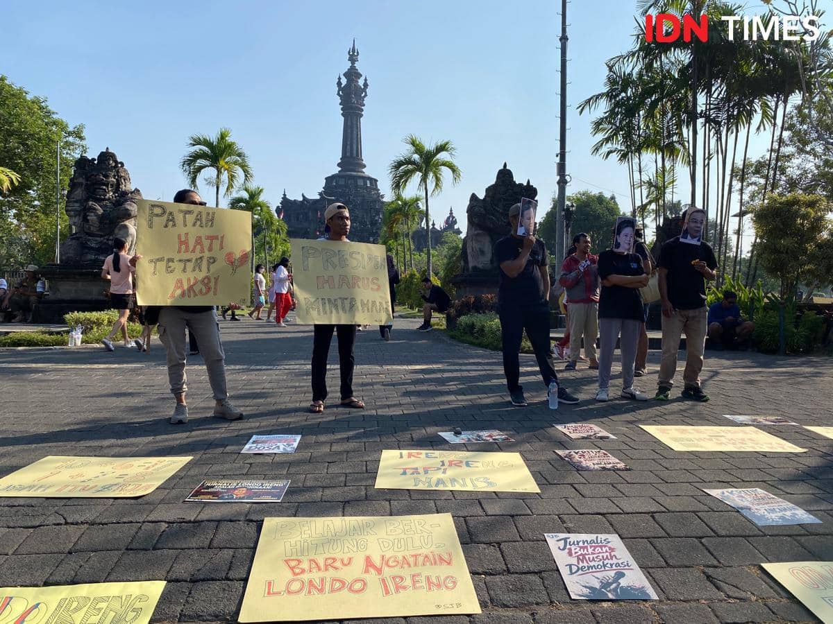 "Londo Ireng" Picu Aksi Jurnalis Bali, Prabowo Didesak Minta Maaf