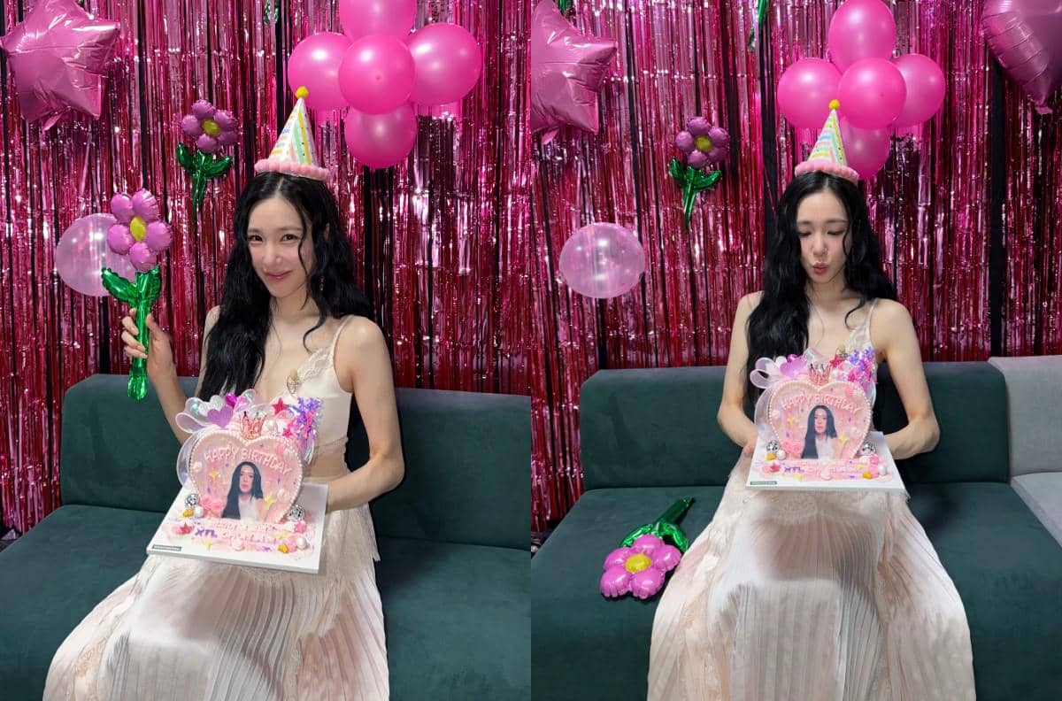 Potret Tiffany Young SNSD saat merayakan ulang tahun ke-37 dalam unggahan akun Instagram pribadinya.