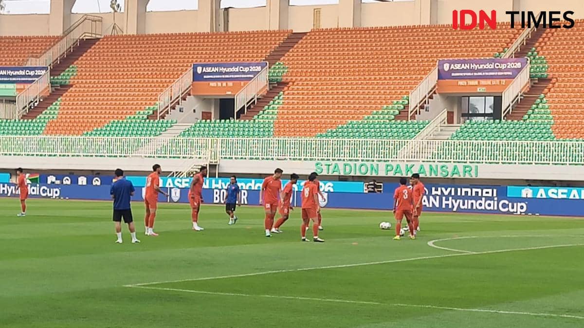 Timnas Vietnam Latihan di Bogor Jelang Lawan Indonesia di ASEAN Hyundai Cup