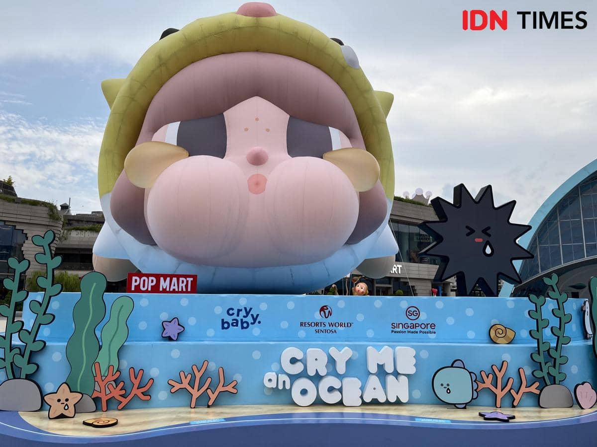 karakter POP MART Cry Me an Ocean Singapore Oceanarium
