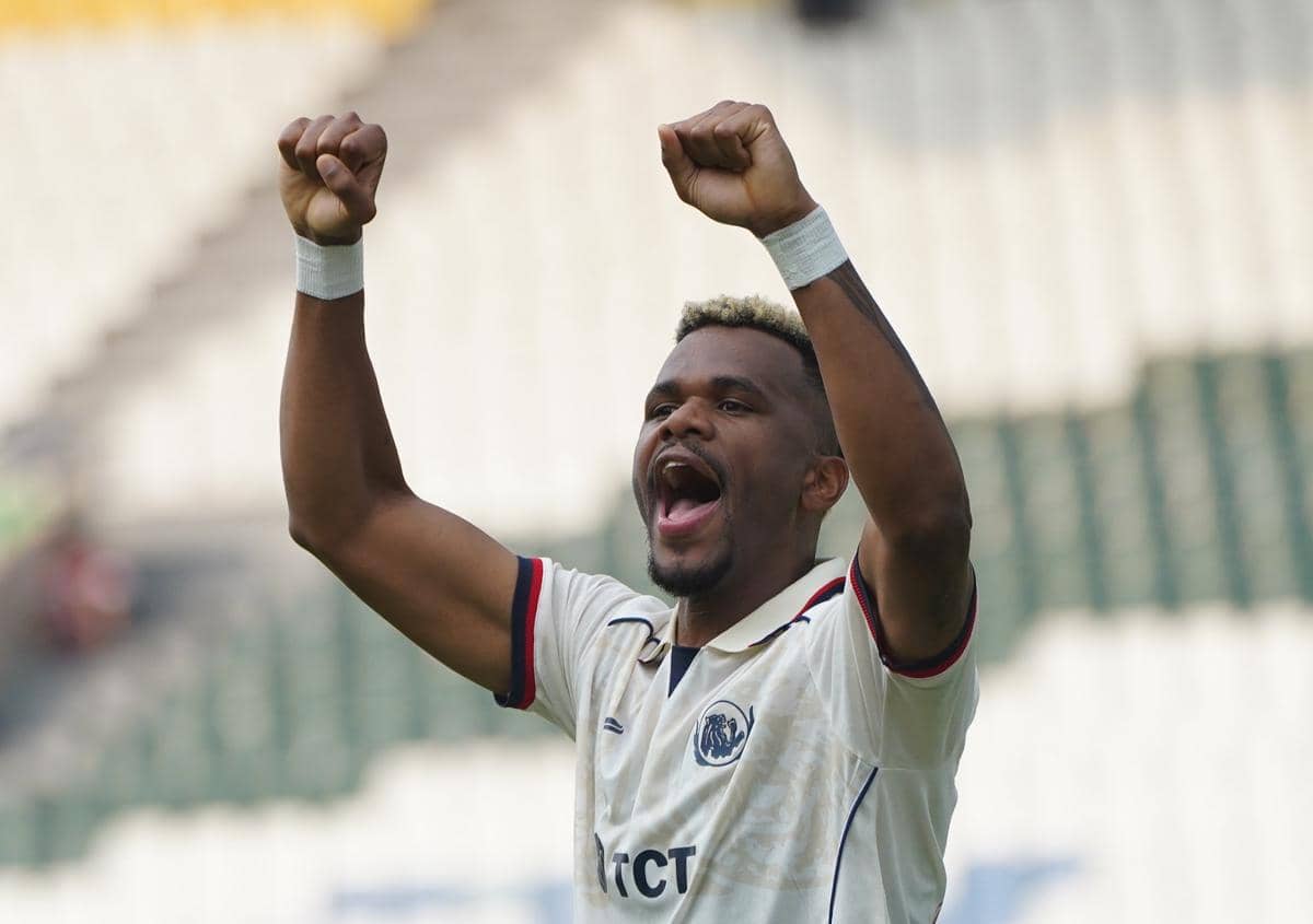 Potret Gustavo Henrique, striker Arema FC, dalam dokumentasi resmi yang dirilis Media Officer Arema FC.