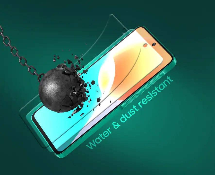ilustrasi layar Samsung Galaxy F70 Pro 5G dengan kaca pelindung yang kokoh