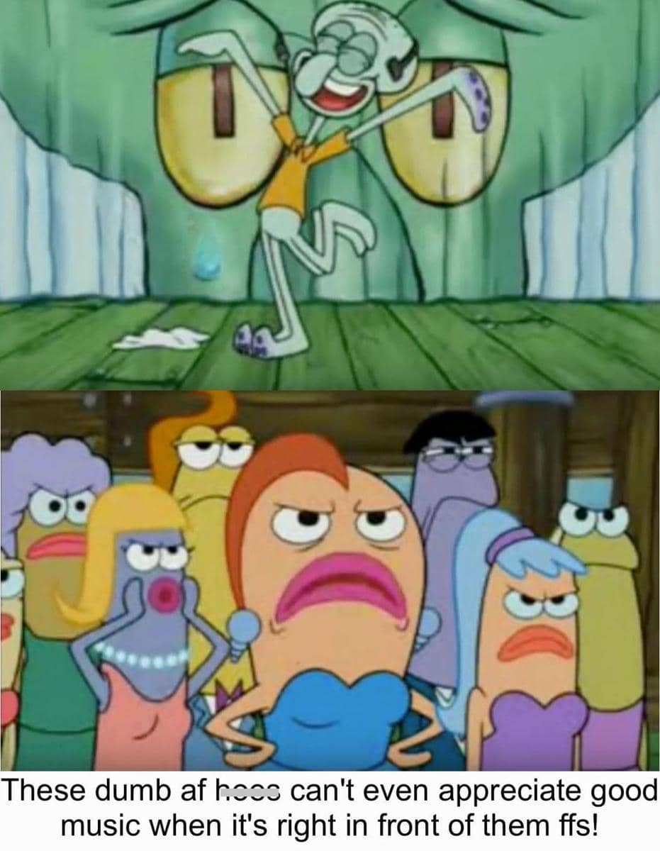 meme SpongeBob tentang talenta