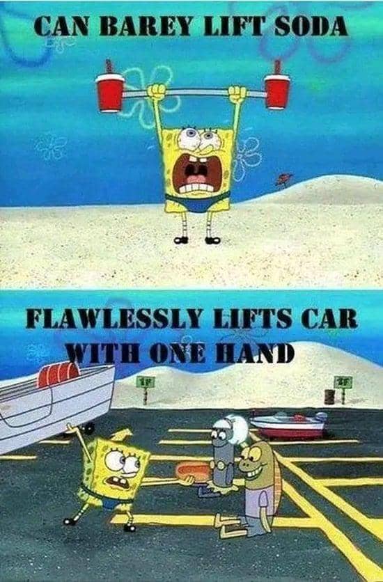meme logika SpongeBob