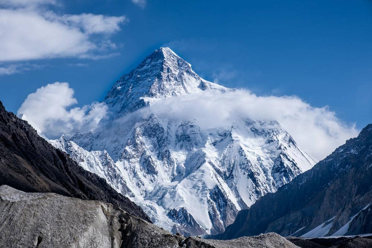 Potret Puncak K2 di Pakistan