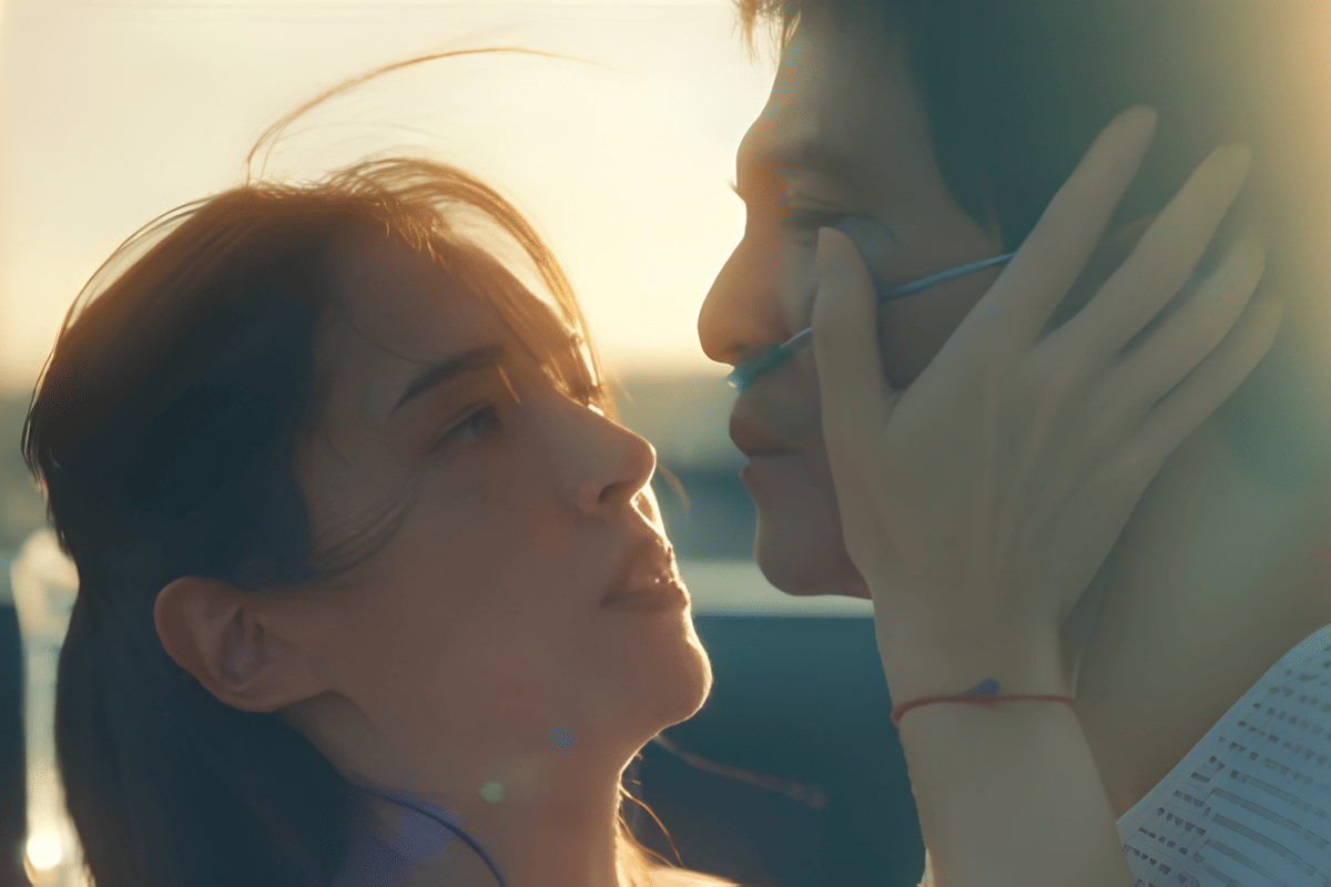 Ah Cheng dan Hao Ting dalam film Man in Love