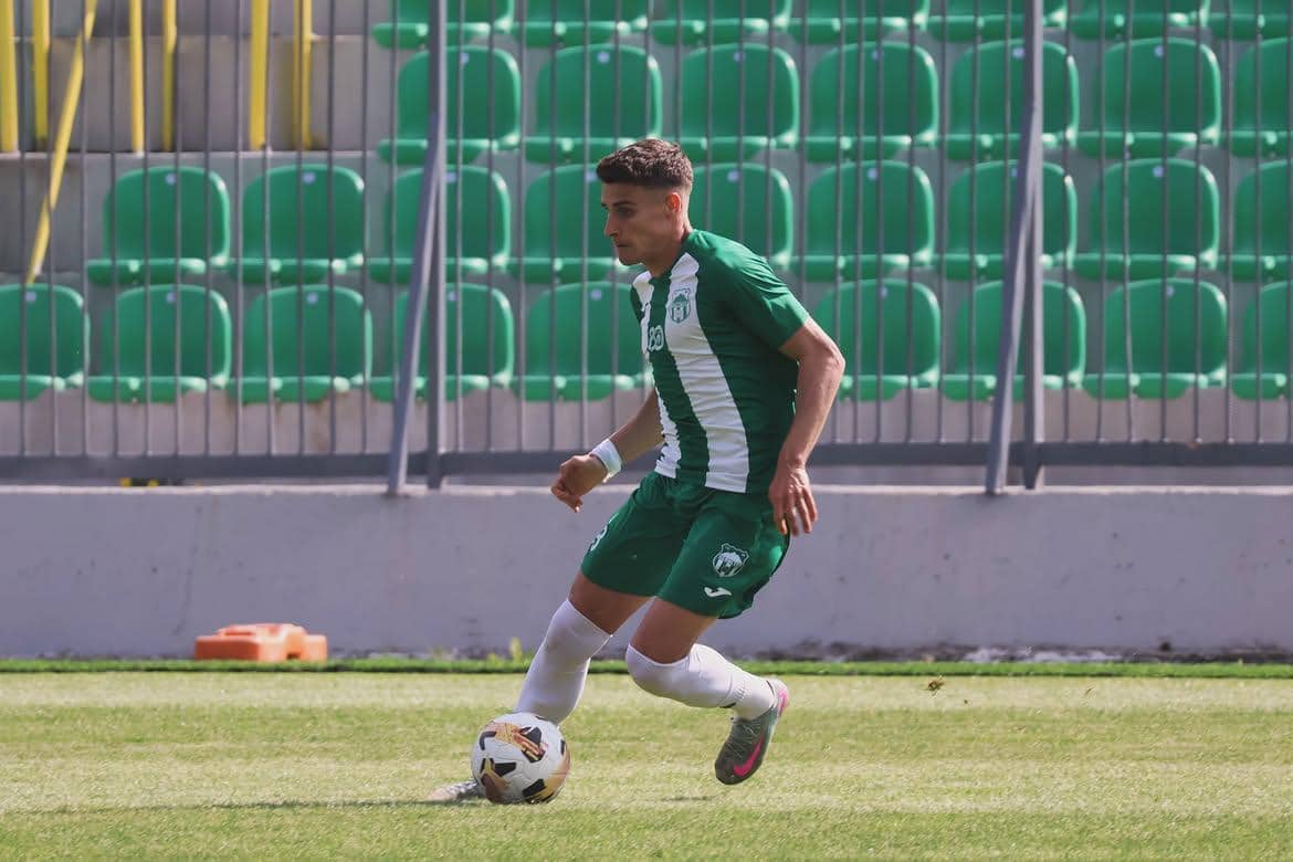 Penyerang asal Serbia, Luka Bulatovic, saat memperkuat FK Pelister.