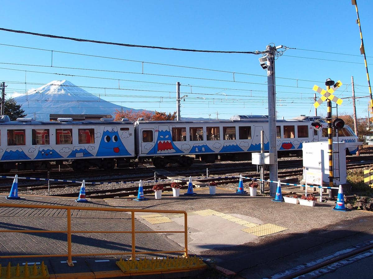 potret Stasiun Kawaguchiko