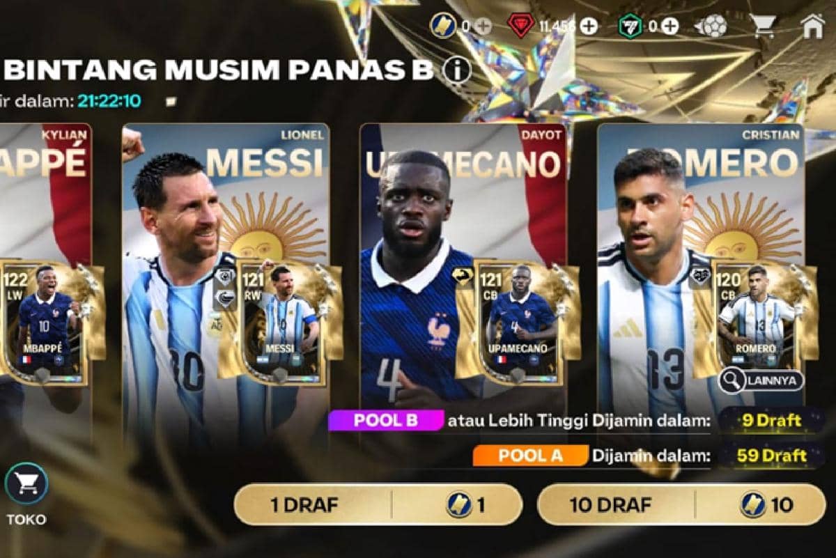 gacha pemain bintang dalam EA Sports FC Mobile