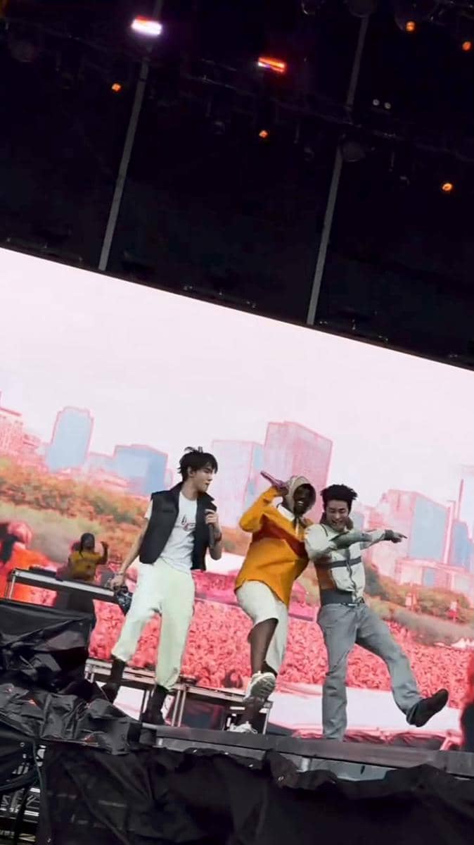 potret CORTIS di Lollapalooza Chicago 2026