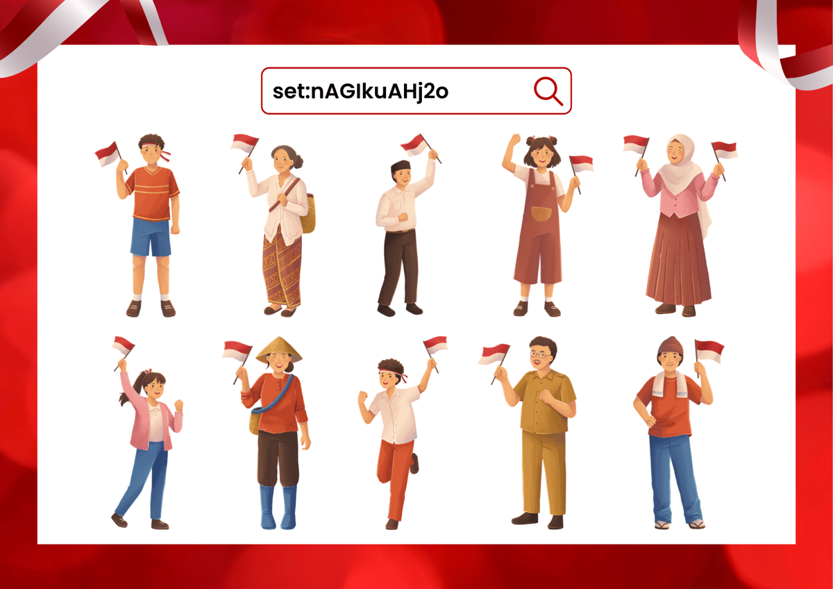 Ilustrasi elemen Canva