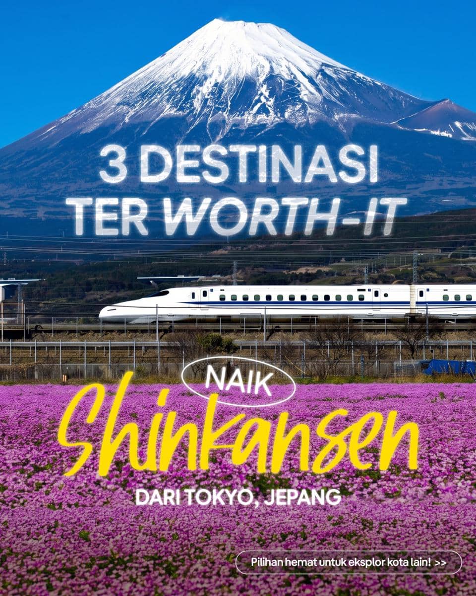 promosi naik Shinkansen di tiket.com