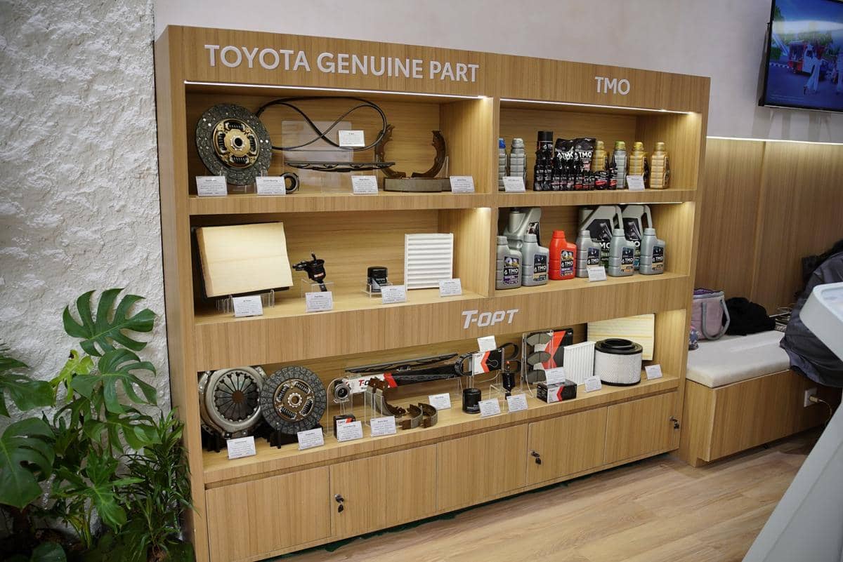 Suku cadang Toyota dalam dokumentasi resmi Toyota untuk kebutuhan perawatan dan perbaikan kendaraan berkala.