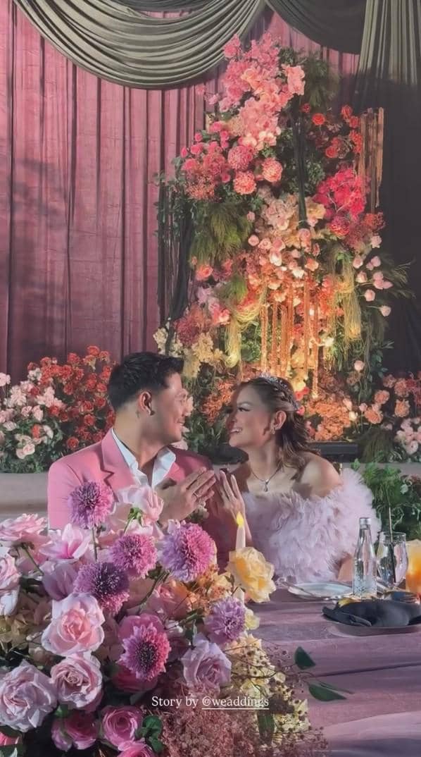 Potret pernikahan Joanna Alexandra dalam momen perayaan pernikahan yang diabadikan dan dibagikan di Instagram.