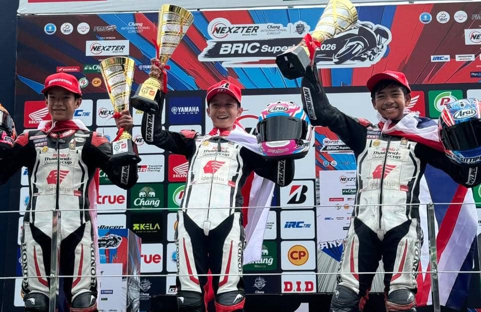 Double Winner, Pembalap Abimanyu Kibarkan Merah Putih 2 Kali di Thailand