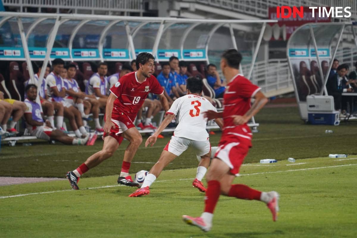 Timnas Indonesia lawan Vietnam di Piala AFF 2026. (IDN Times/Sandy Firdaus)