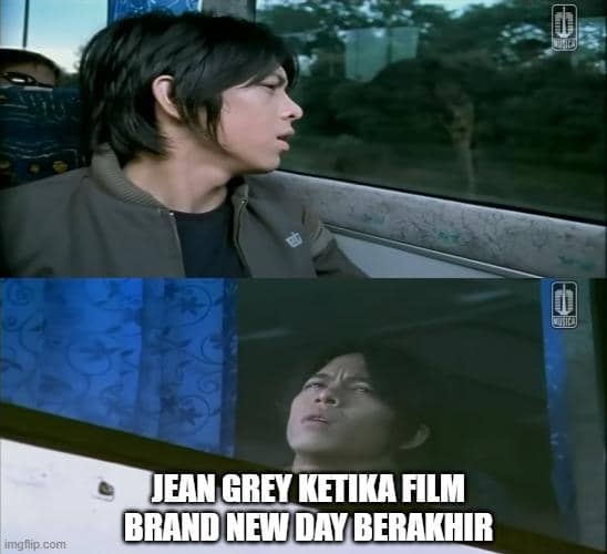 Meme spoiler tanpa konteks terkait Spider-Man: Brand New Day dengan teks dan visual yang dibagikan IDN Times.
