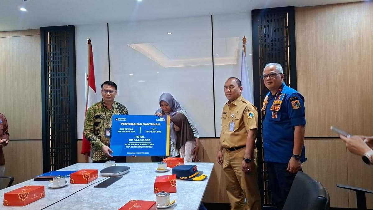 Damkar DKI Andriyono Naik Pangkat Usai Gugur Bertugas Padamkan Api