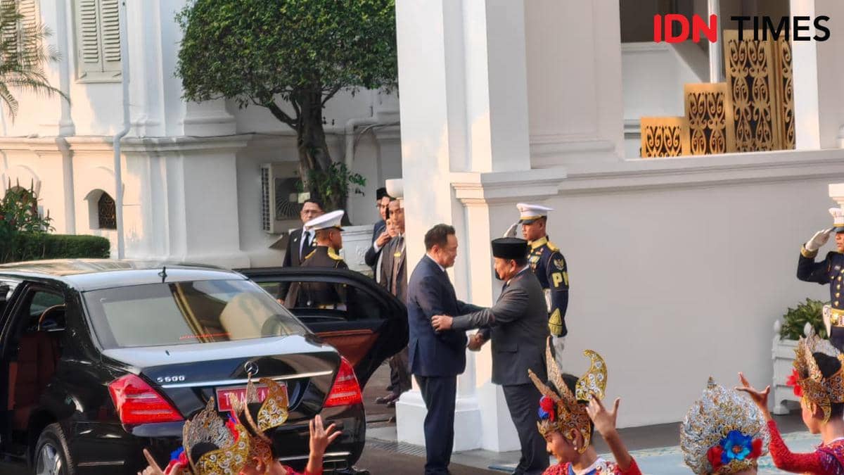 Prabowo dan Tari Jaipong Sambut PM Thailand Anutin di Istana Merdeka
