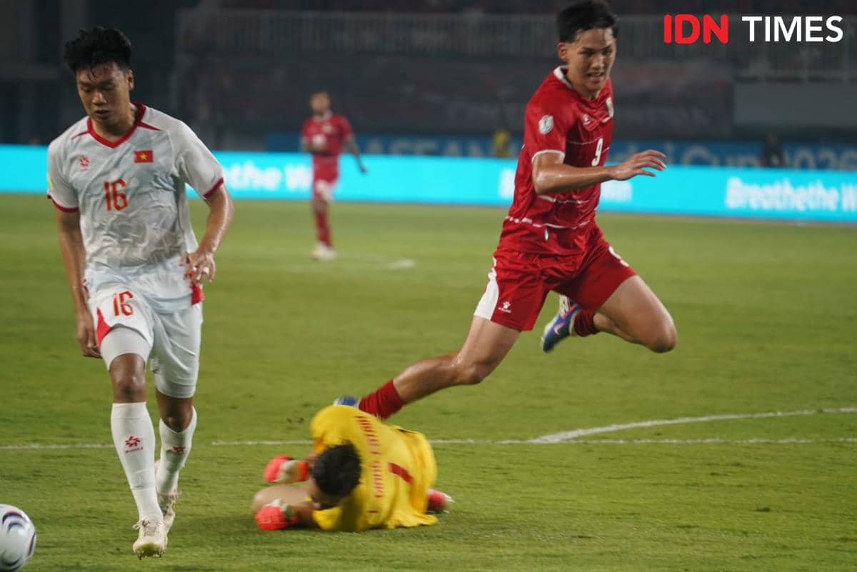 Wajah Lesu Para Pemain Timnas Indonesia Usai Dibantai Vietnam
