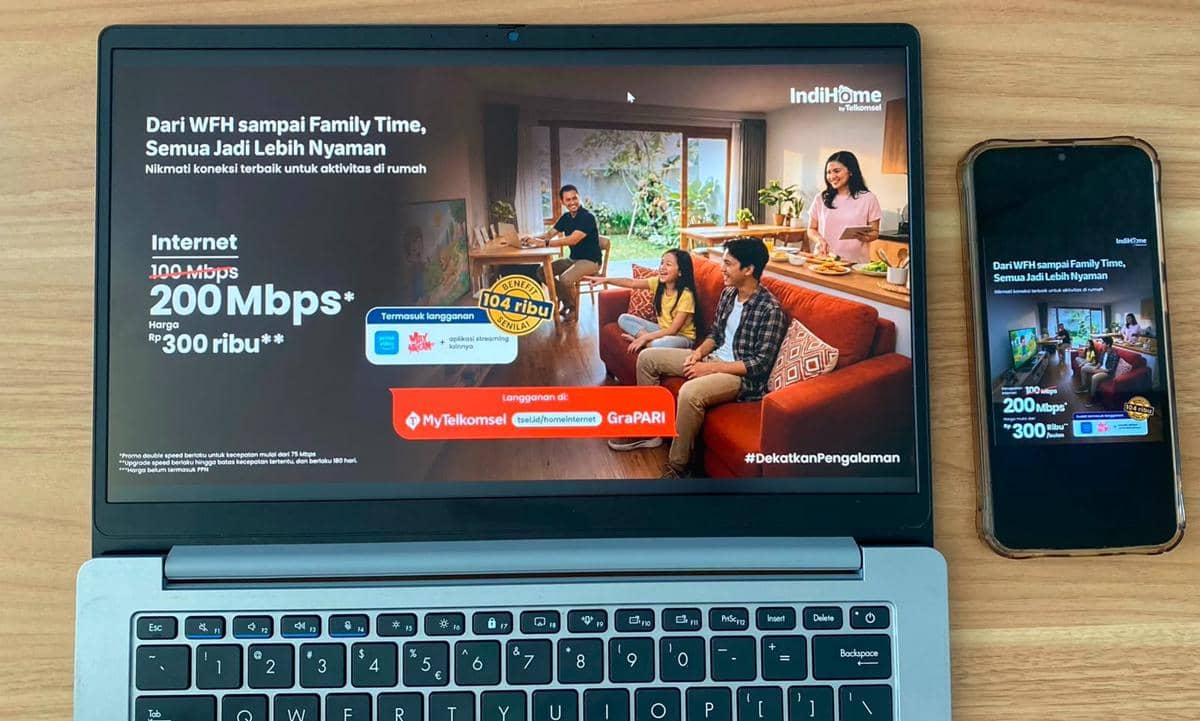 Cara Langganan IndiHome Speed 200 Mbps Mulai Rp300 Ribu per Bulan