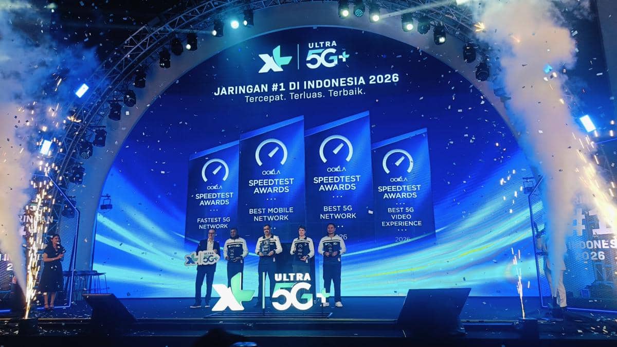 XL Raih Empat Penghargaan Ookla Speedtest Awards di Indonesia H1  2026