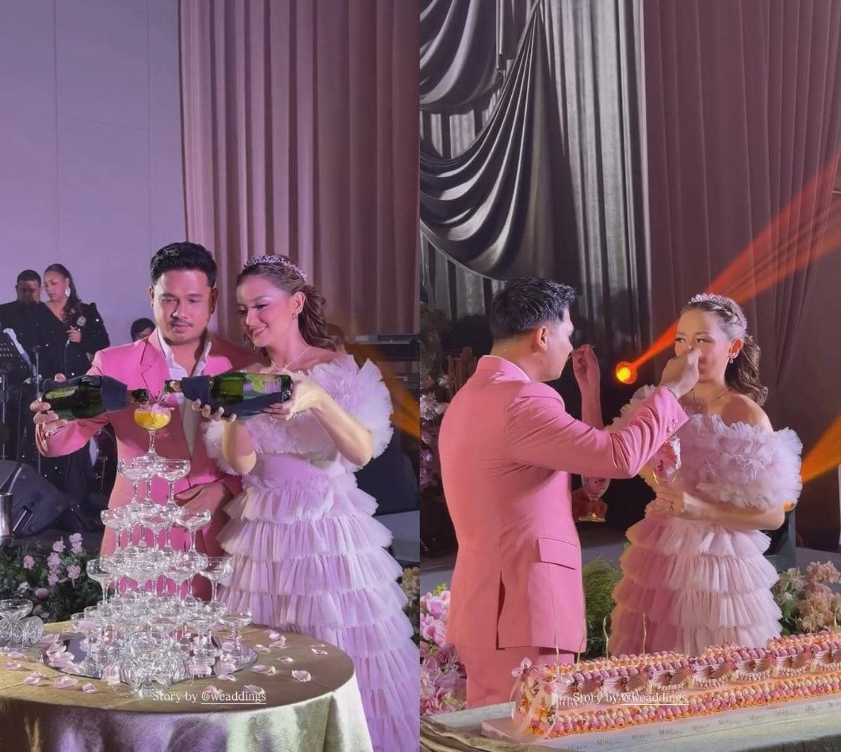 Potret pernikahan Joanna Alexandra dalam unggahan Instagram, mengabadikan momen perayaan hari bahagianya.