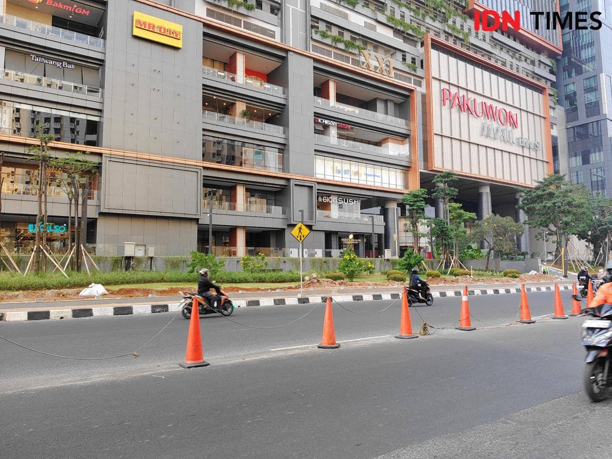 Usai Jadi Sorotan, Pagar Besi di Pakuwon Mall Bekasi Dibongkar