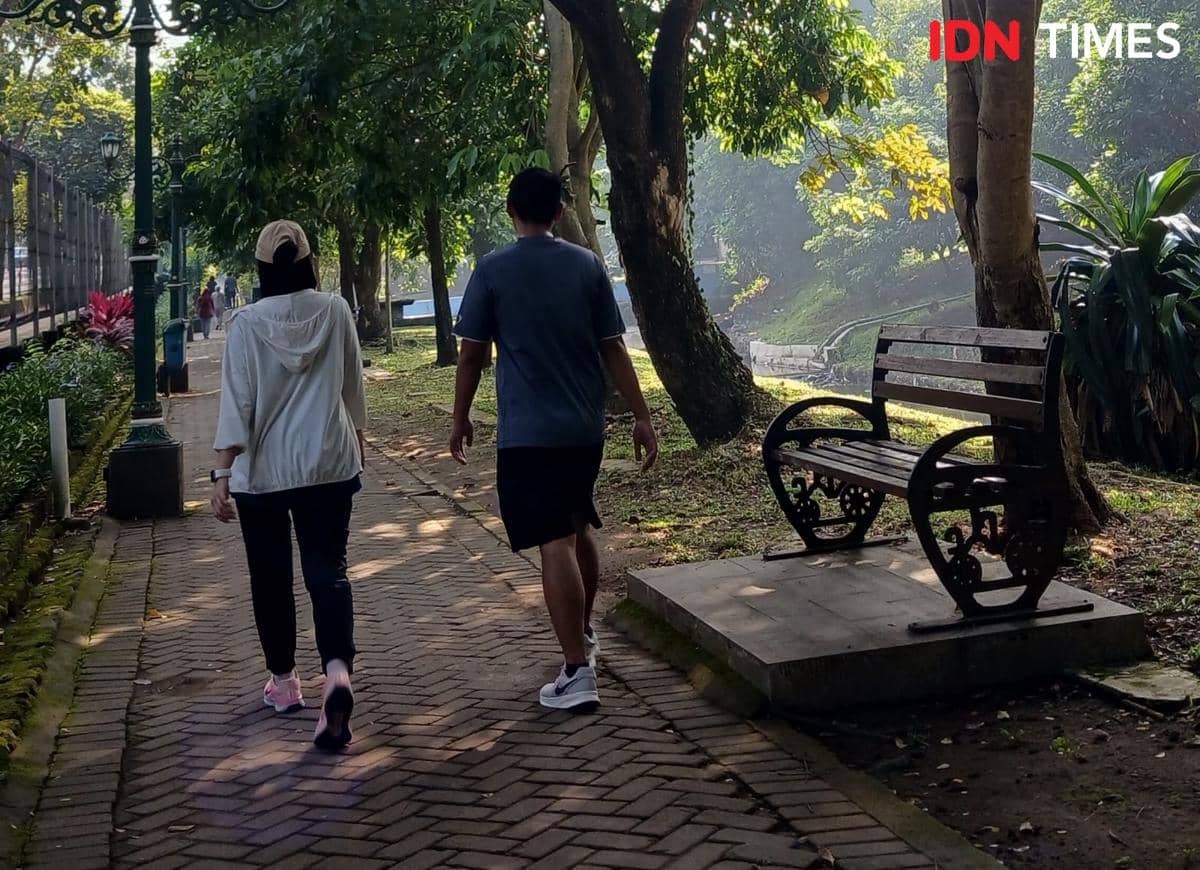Lari santai jadi tren olahraga murah dan bermanfaat bagi tubuh. (IDNTimes/Febriana Sinta) 