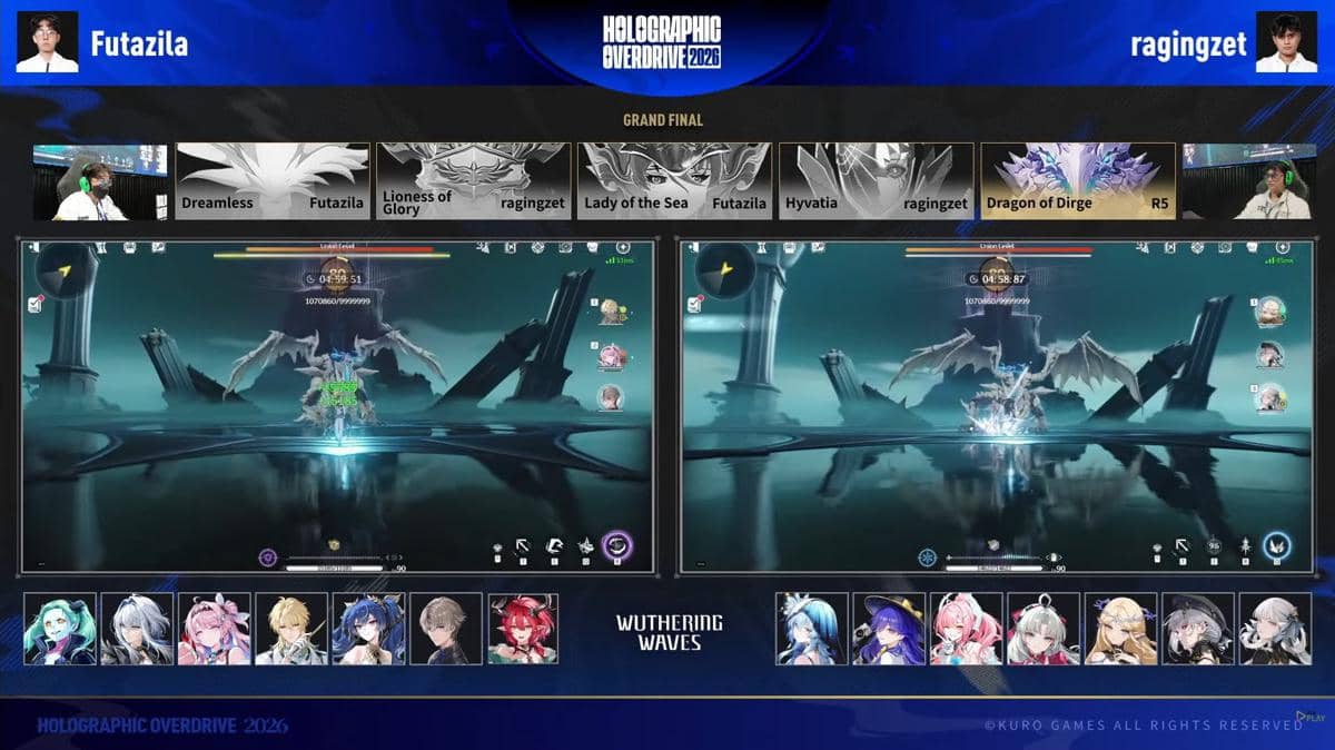 ragingzet, Juara Wuthering Waves: Holographic Overdrive 2026