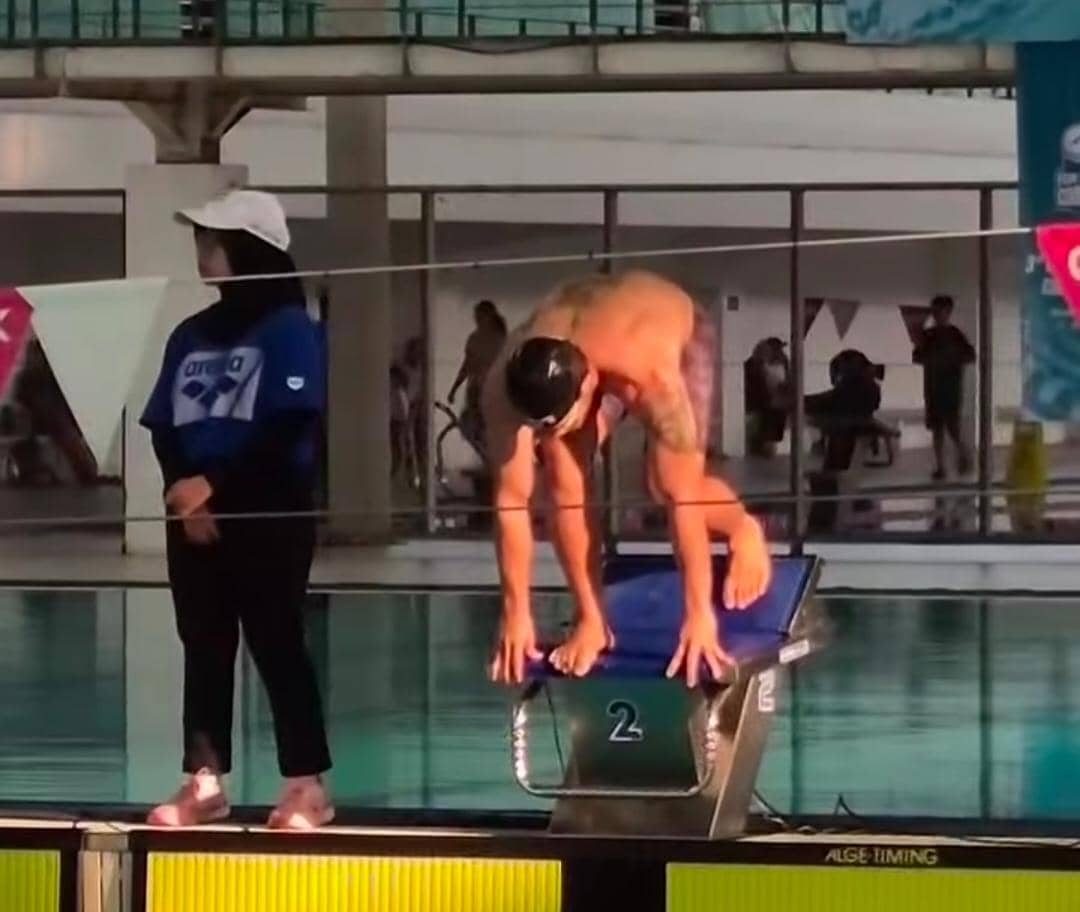 potret Randy Pangalila di GBK Fun Swimming 2026