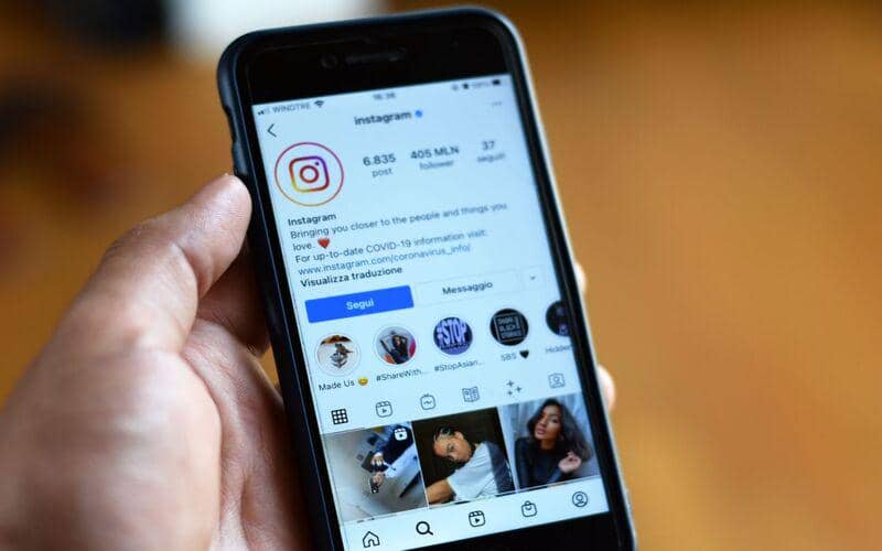 ilustrasi unggahan video di Instagram