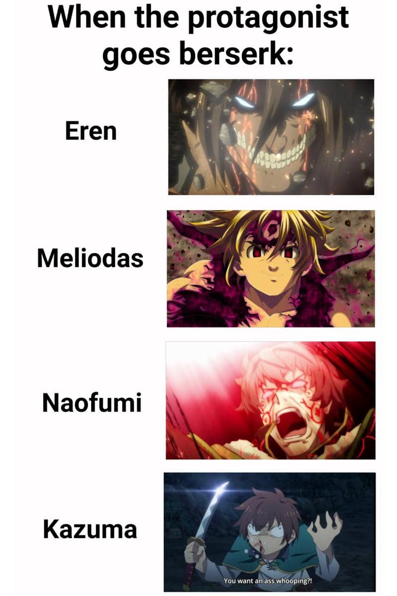 meme anime tentang kekuatan