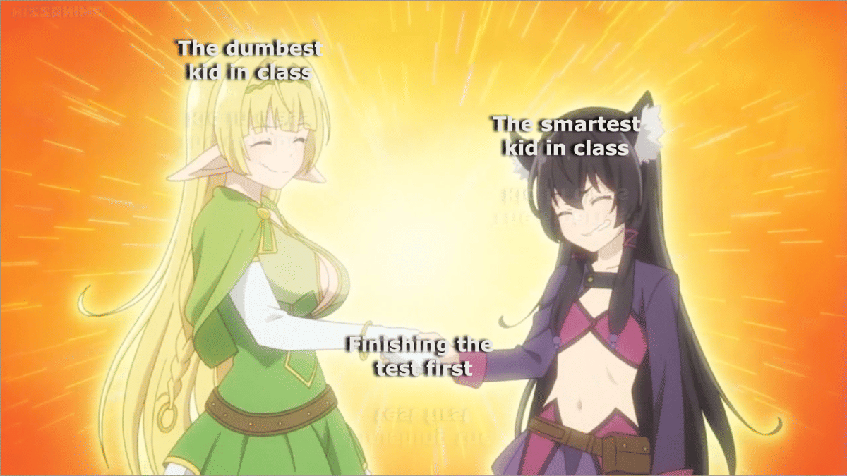 meme anime tentang kebodohan