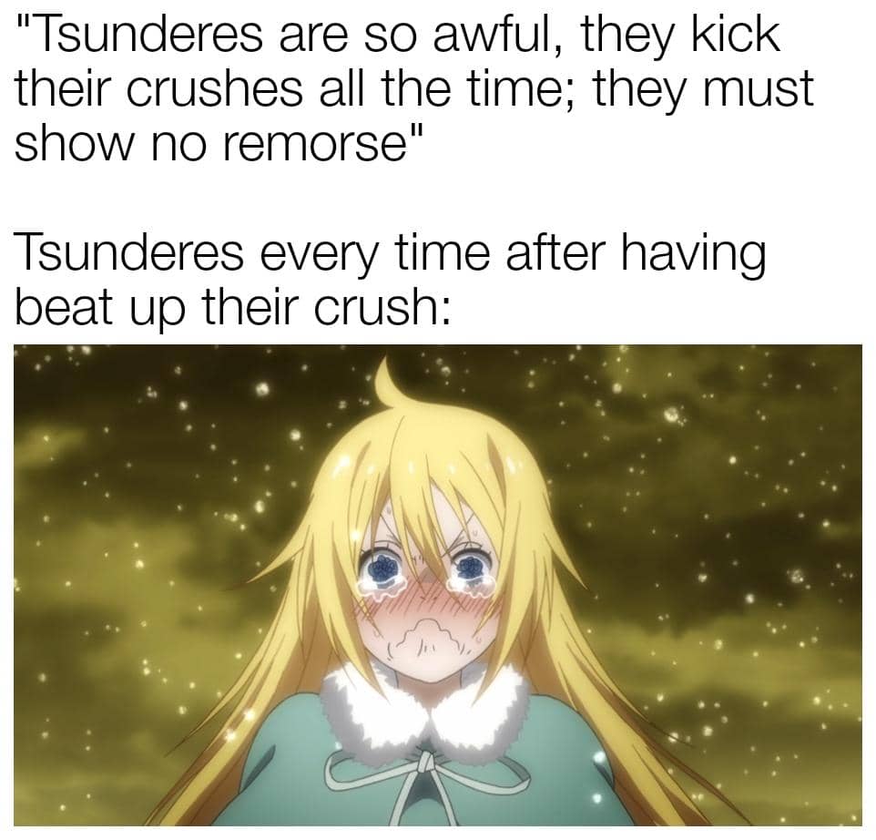 meme anime tentang menghajar orang