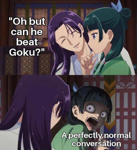 meme anime tentang menghajar orang