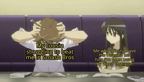 meme anime tentang menghajar orang