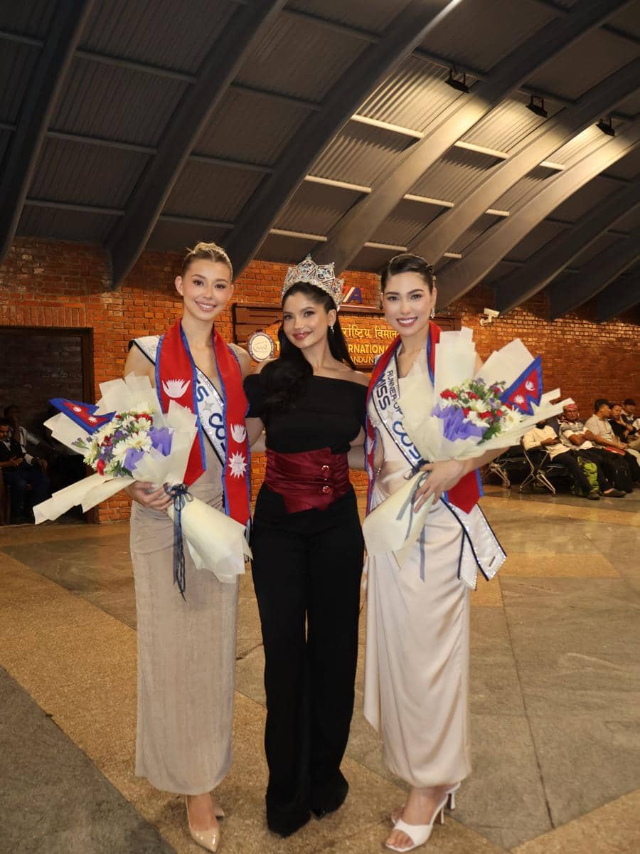 potret kunjungan Miss Cosmo 2025 ke Nepal