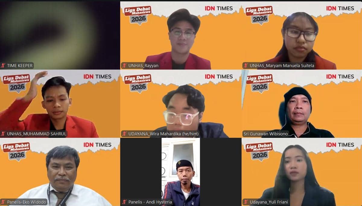 Menang Tipis, Unhas Maju Semifinal Liga Debat Mahasiswa IDN Times 2026