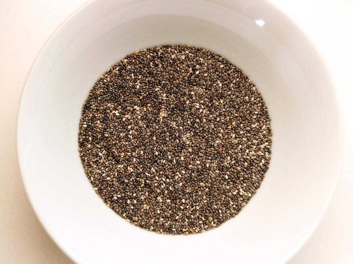 ilustrasi bahan chia seed