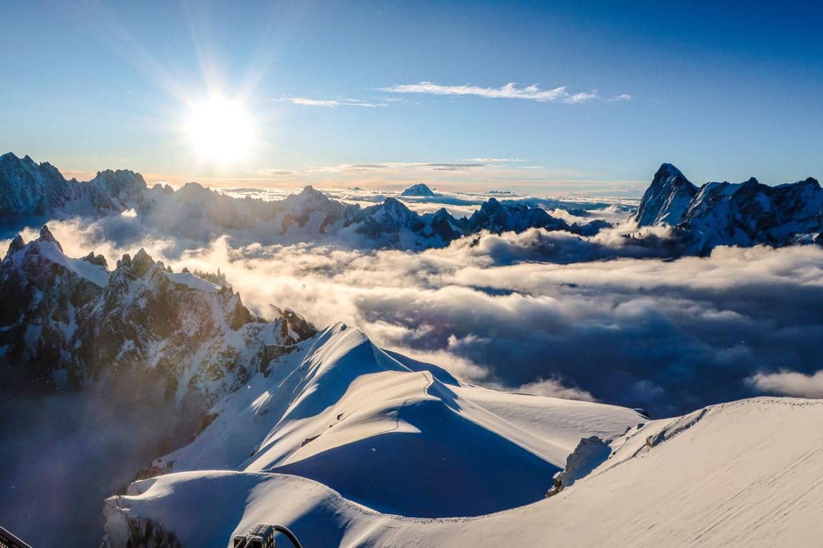 Potret Gunung Mont Blanc