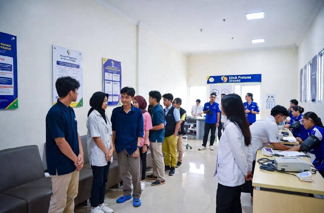 Ilustrasi layanan tes kesehatan dan tes NAPZA di Klinik Pratama Unsoed sebagai syarat calon mahasiswa Unsoed Purwokerto.