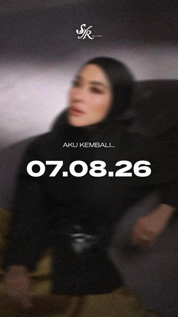Unggahan promosi di akun Instagram milik syr.records terkait perilisan single comeback penyanyi Syahrini.