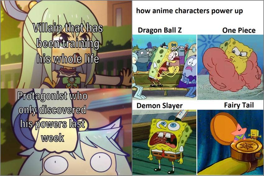 8 Meme Anime tentang Kekuatan, Makan Rambut biar makin Kuat?