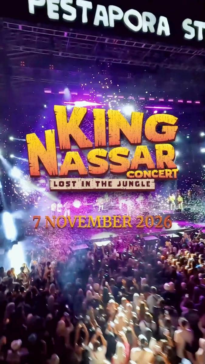 Materi visual konser King Nassar bertajuk “Lost in the Jungle” yang dibagikan melalui akun Instagram boss.creator.