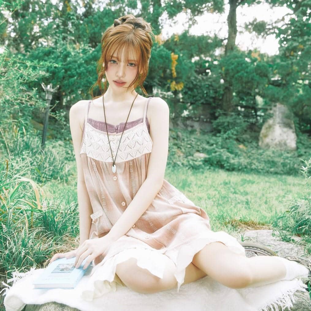 Liz IVE gaya fashion Aoi Yuu